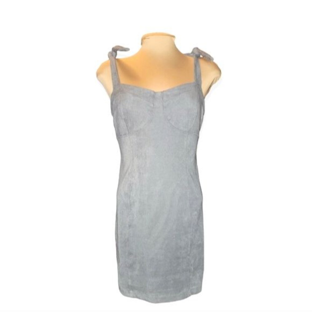 Free People Intimately Free People NWT Gray Something Bout You Mini Dress Size M